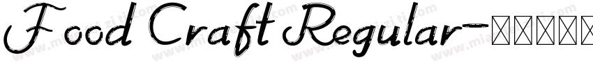 Food Craft Regular字体转换